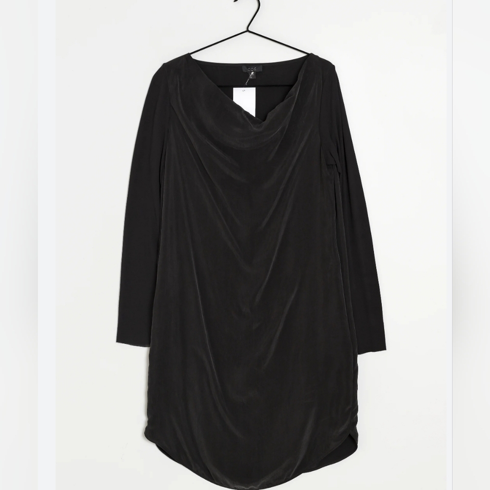 Cos Midi Black Dress